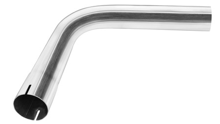 Slip-on stainless steel pipe 90° 2.75" 61cm