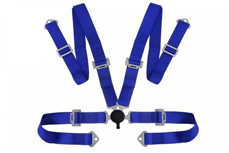 Racing seat belts 4p 2" Blue - Quick