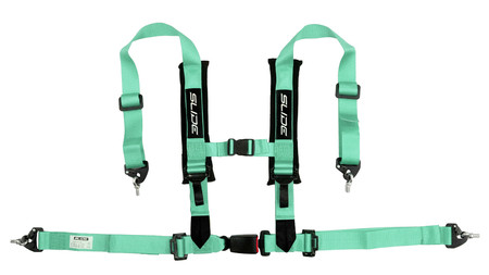 Pasy sportowe SLIDE V2 miętowe 4p 2" E4