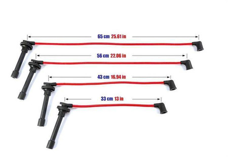 Ignition Leads Honda Civic Prelude Rover 618 93-00 Blue