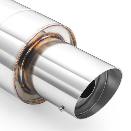 Round rear muffler TOK1 63/89/120/S with silencer