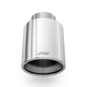 Straight polished stainless steel tip KPZP89/76DK