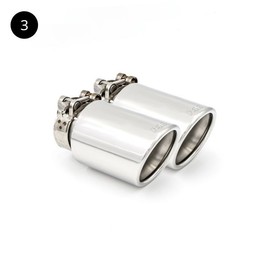 Catback MINI Cooper S F56 LCI JCW B48D końcówka 4