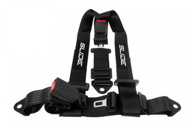 Racing seat belts SLIDE 3p 2" black 
