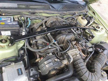 Strut Bar Ford Mustang V Black