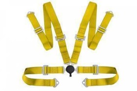 Racing harness 4-point 2" yellow – with Quick Release mechanism