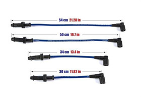 Przewody zapłonowe Citroen Saxo Xsara Peugeot 106 306 1.0-1.6L 92-00 Niebieskie