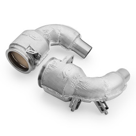 Downpipe Porsche 911 992 Turbo/Turbo S with MS catalytic converter and heat shield