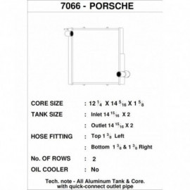 Chłodnica Porsche Boxster 981 3.4L CSF