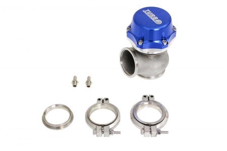 External WasteGate TurboWorks 50mm 0,5 Bar V-Band Blue