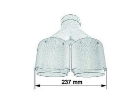 Dual exhaust tip 2×114 mm, inlet 63 mm – carbon