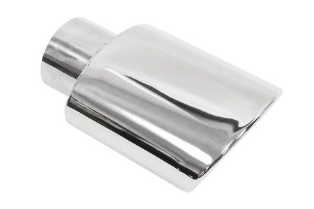 Końcówka tłumika 120×75 mm, wejście 63 mm – polerowana