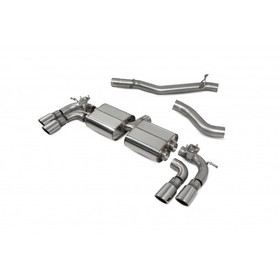 CatBack Volkswagen Golf R MK7.5 (Facelift, GPF) Non-resonated with Electronic Valves