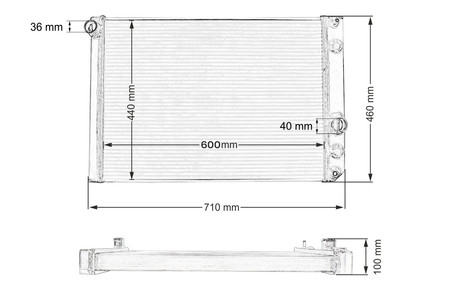 Performance Radiator Chevrolet Corvette C4 1989-1996