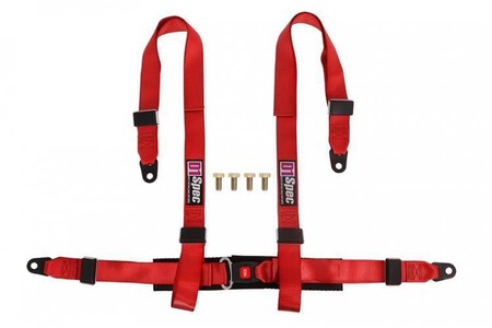 Racing seat belts 4p 2" D1Spec Red