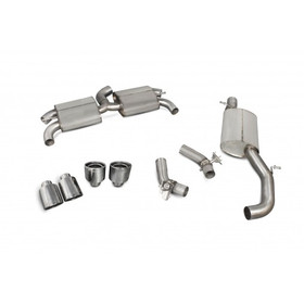 CatBack Audi TT S MK3 (Non-GPF) Resonated with Valves