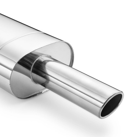 Universal elliptical muffler E111 50 without embossing