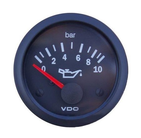 VDO Oil pressure gauge 10 Bar 52mm 12V