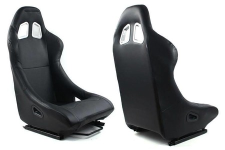 Racing seat MONZA RACE PLUS PVC - BLACK