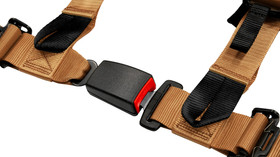 Pasy sportowe SLIDE V2 złote 4p 2" E4