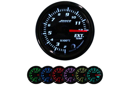ADDCO 52 mm Exhaust Gas Temperature Gauge – EGT