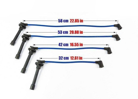 Ignition Leads Honda Civic Prelude IV V Accord VI 87-01 Blue