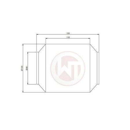 Katalizator 100 CPSI EURO 6 120mm x 110mm Wagner Tuning