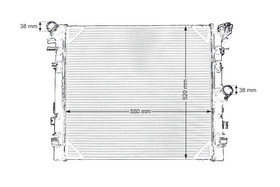 Performance Radiator Jeep Wrangler 3.8 3.6 2007-2017