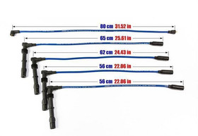 Przewody zapłonowe Ford Escort MK6 Sierra 2.0L Cosworth 90-95 Niebieskie