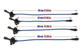 Przewody zapłonowe Subaru Impreza STI EJ20 97-00 Niebieskie