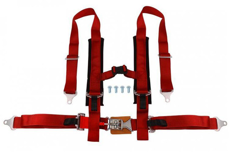Racing harness 4-point 2" red – DTM