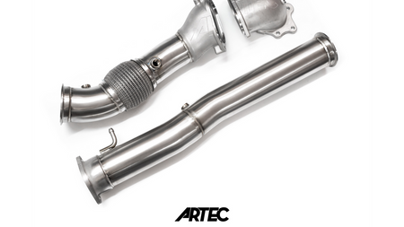 Rura wylotowa Mitsubishi Lancer Evo 4B11T 3.5" odlew – wersja 2