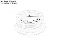 Hub Honda Civic 96-00 E002C D1Spec