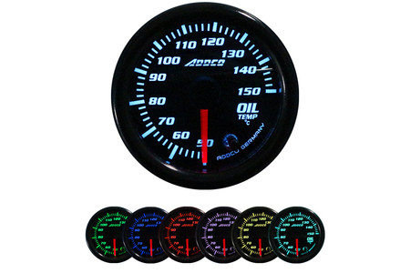 ADDCO 52 mm Oil Temperature Gauge – Engine Lubrication Monitor