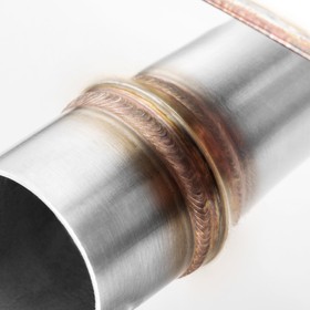 Transverse Straight-Through Muffler E502 – Elliptical, Non-Embossed, Universal, Stainless Steel T304