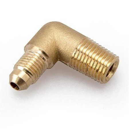 Adapter 1/4" NPT to AN4 90 degrees BRASS