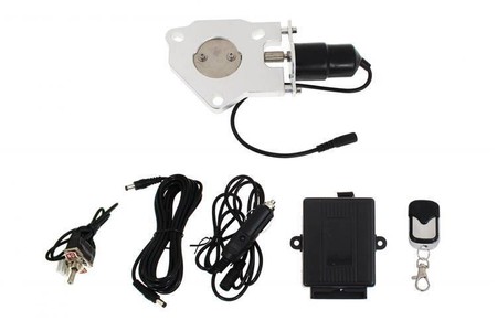 Elektryczna przepustnica wydechu 2.5" (63 mm) V-Band zestaw z przełącznikiem