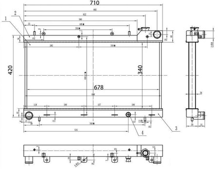 Performance Radiator Subaru Impreza 1995-2001