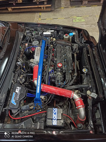 Strut Bar Honda Prelude II Black