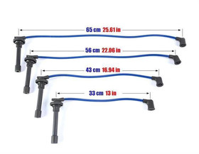 Ignition Leads Honda Civic Prelude Rover 618 93-00 Blue