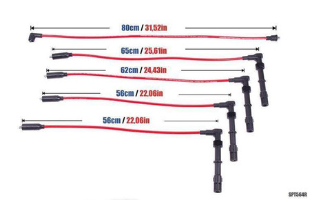 Ignition Leads Ford Escort MK6 Sierra 2.0L Cosworth 90-95 Blue