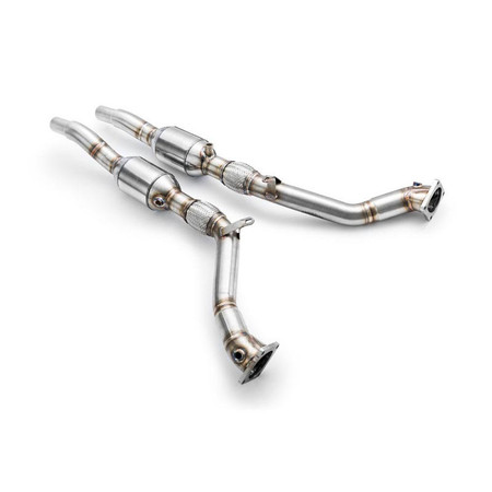 Downpipe Audi A6 S6 Allroad C5 2.7 T z katalizatorem EURO 4 200 CPSI