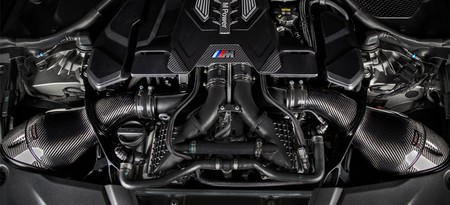 Intake system BMW F9X M5 / M8 Black Carbon with covers Eventuri