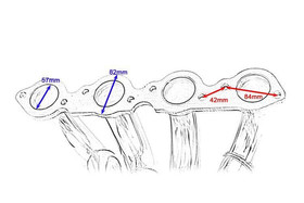 Exhaust manifold Chevrolet 396 402 427 Big Block