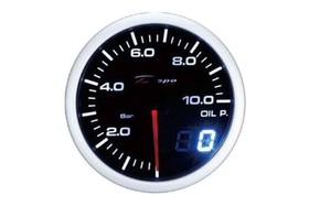 Zegar 60mm Ciśnienie Oleju Depo Dual