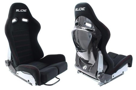 Racing seat SLIDE X3 material Black L