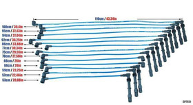 Ignition Leads Mercedes S600 SL600 6.0 V12 91-93 Blue