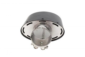 Końcówka tłumika 82×152 mm, wejście 60 mm – Carbon