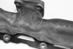 Exhaust manifold BMW E60 E61 E65 X5 3.0d 2.5d