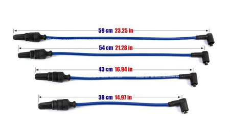 Ignition Leads Citroen Saxo VTS Peugeot 106 RALLYE 90-00 Red